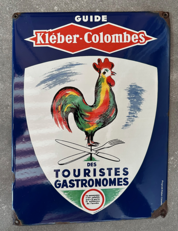 Kleber Colombe Emailschild