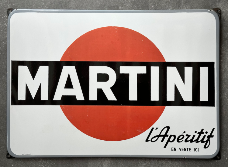 Martini l’Apéritif Emailschild