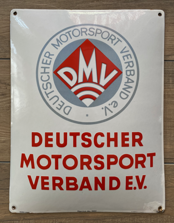 Deutscher Motorsport Verband E.V. Emailschild