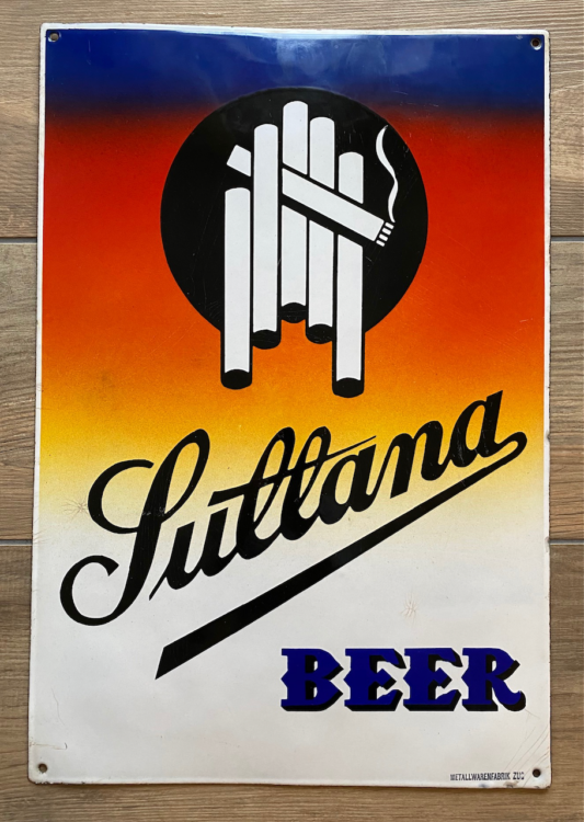 Sullana Beer Emailschild